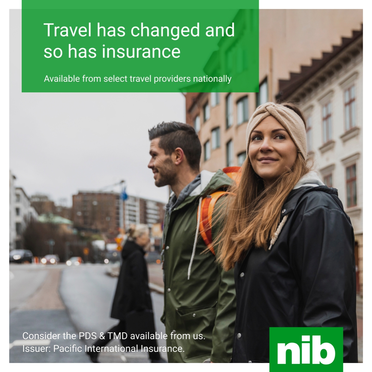 nib travel insurance code